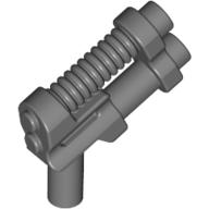 Weapon Gun / Pistol Two Barrel, 10 Ribs — Dark Bluish Gray