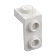 Bracket 1 x 1 - 1 x 2 — White