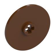 Technic Disc 3 x 3 — Reddish Brown