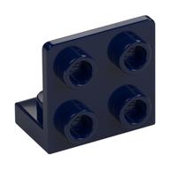 Bracket 1 x 2 - 2 x 2 Inverted — Dark Blue
