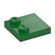 Plate Special 2 x 2 with Only 2 studs — Green