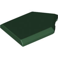 Tile Special 2 x 3 Pentagonal — Dark Green