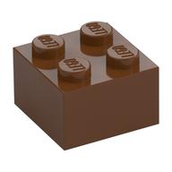 Brick 2 x 2 — Reddish Brown