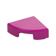 Tile Round 1 x 1 Quarter — Magenta