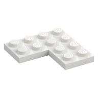 Plate 4 x 4 Corner — White