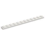 Plate 1 x 12 — White