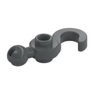 Hook with Towball — Dark Bluish Gray