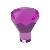 Rock 1 x 1 Jewel / Gem 24 Facet — Trans-Dark Pink