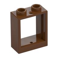 Window 1 x 2 x 2 Flat Front — Reddish Brown