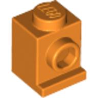 Brick Special 1 x 1 with Headlight — Orange