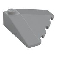 Wedge Sloped 18° 4 x 4 Corner — Light Bluish Gray