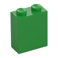 Brick 1 x 2 x 2 with Inside Stud Holder — Bright Green