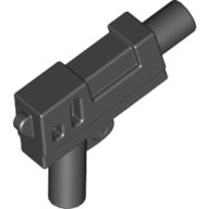 Weapon Gun Automatic Pistol Medium Barrel — Black