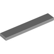 Tile 1 x 6 with Groove — Light Bluish Gray