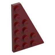 Wedge Plate 6 x 4 Right — Dark Red