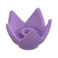 Crown / Flower / Egg Shell Half — Medium Lavender