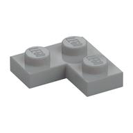 Plate 2 x 2 Corner — Light Bluish Gray