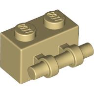 Brick Special 1 x 2 with Handle — Tan