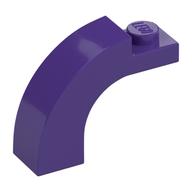 Brick Arch 1 x 3 x 2 Curved Top — Dark Purple