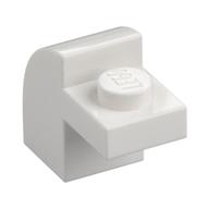 Brick Curved 1 x 2 x 1 1/3 with Curved Top — White