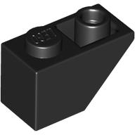 Slope Inverted 45° 2 x 1 — Black