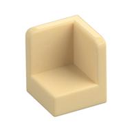 Panel 1 x 1 x 1 Corner — Tan