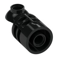 Brick Round 2 x 2 D. Tube with Rotation Joint Ball Half — Black