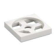 Turntable 2 x 2 Plate, Base — White