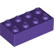 Brick 2 x 4 — Dark Purple