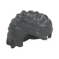 Hair Swept Back, Tousled — Dark Bluish Gray