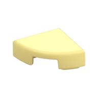 Tile Round 1 x 1 Quarter — Bright Light Yellow
