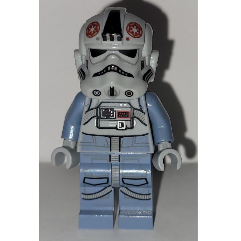 AT-AT Driver - Dark Red Imperial Logo, Cheek Lines, Smile