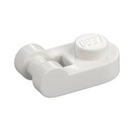 Plate Special 1 x 1 Rounded with Handle — White