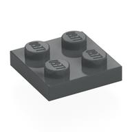 Plate 2 x 2 — Dark Bluish Gray