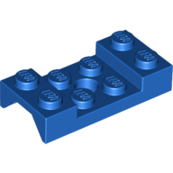 Wheel Arch, Mudguard 2 x 4 Studded with Hole — Blue