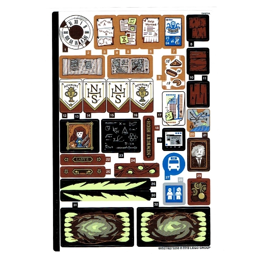 Sticker Sheet 1 for Set 70425-1 — (Not Applicable)