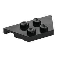 Wedge Plate 2 x 4 — Black