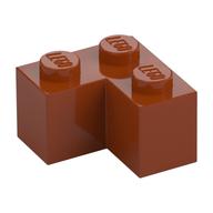 Brick 2 x 2 Corner — Dark Orange
