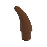 Animal Body Part, Barb / Claw / Tooth / Talon / Horn, Small — Reddish Brown
