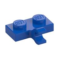 Plate Special 1 x 2 with Clip Horizontal on Side — Blue