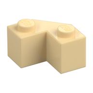 Brick Wedged 2 x 2 Facet — Tan