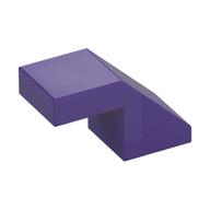Slope 45° 2 x 1 with 2/3 Inverted Cutout and no stud — Dark Purple