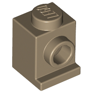 Brick Special 1 x 1 with Headlight — Dark Tan