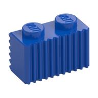 Brick Special 1 x 2 with Grille — Blue