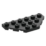Wedge Plate 3 x 6 Cut Corners — Black