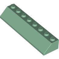 Slope 45° 2 x 8 — Sand Green