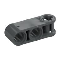 Technic Axle and Pin Connector Perpendicular 3L with 2 Pin Holes — Dark Bluish Gray