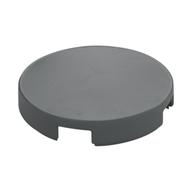 Tile Round 2 x 2 with Bottom Stud Holder — Dark Bluish Gray