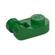 Plate Special 1 x 1 Rounded with Handle — Green