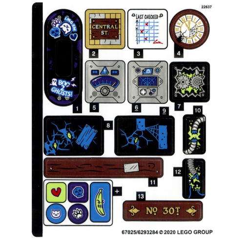 Sticker Sheet for Set 70430-1 — (Not Applicable)